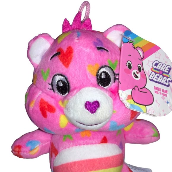 Cheer Bear 7" mini plush dangler (Care Bears) - Picture 2 of 12